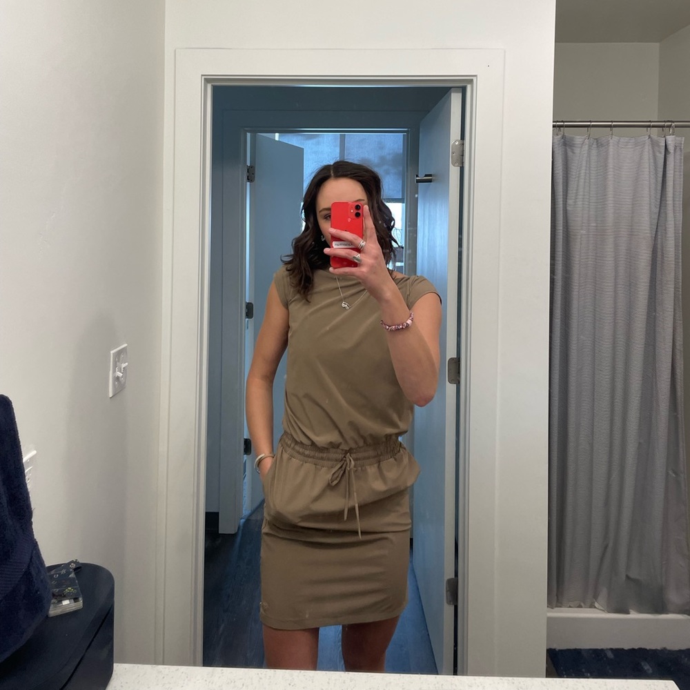 Albion tan dress